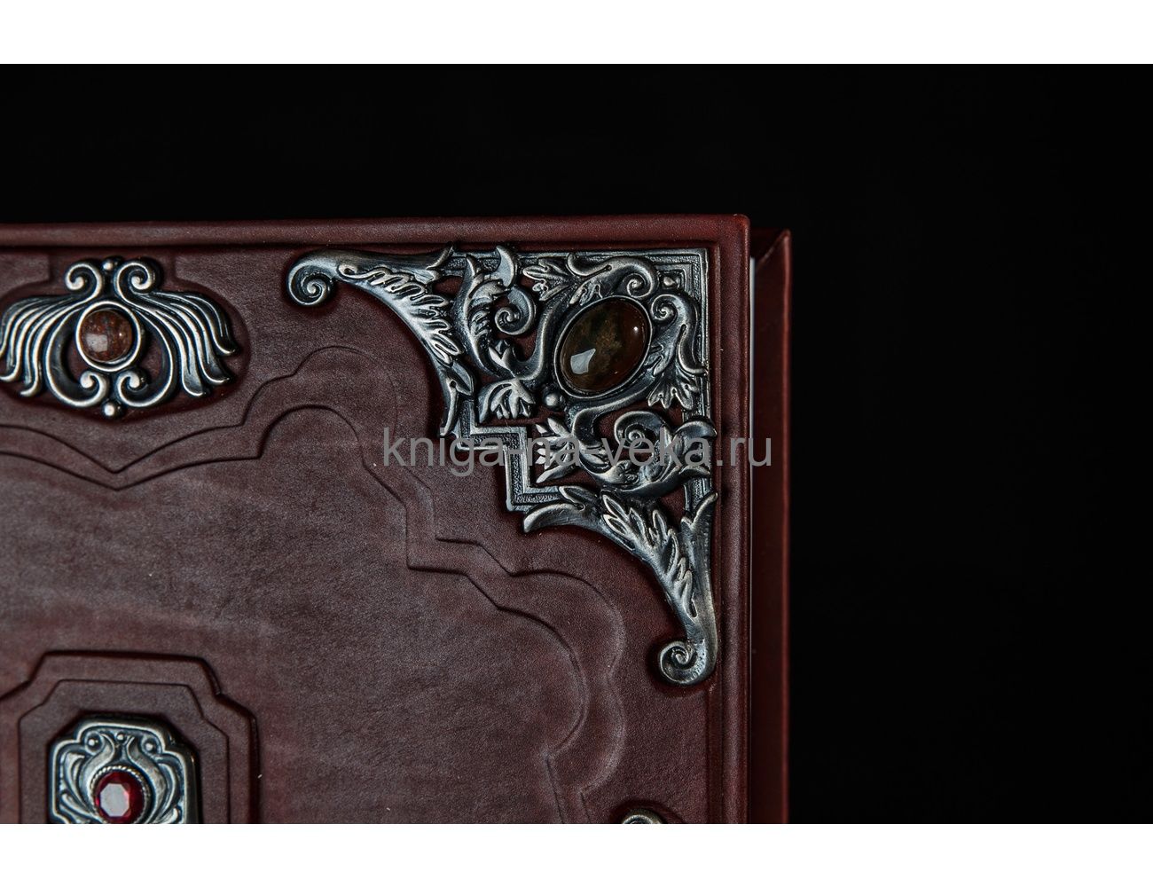 Книга «Библия в гравюрах Гюстава Доре» в кожаном переплёте с посеребрённой накладкой большого формата